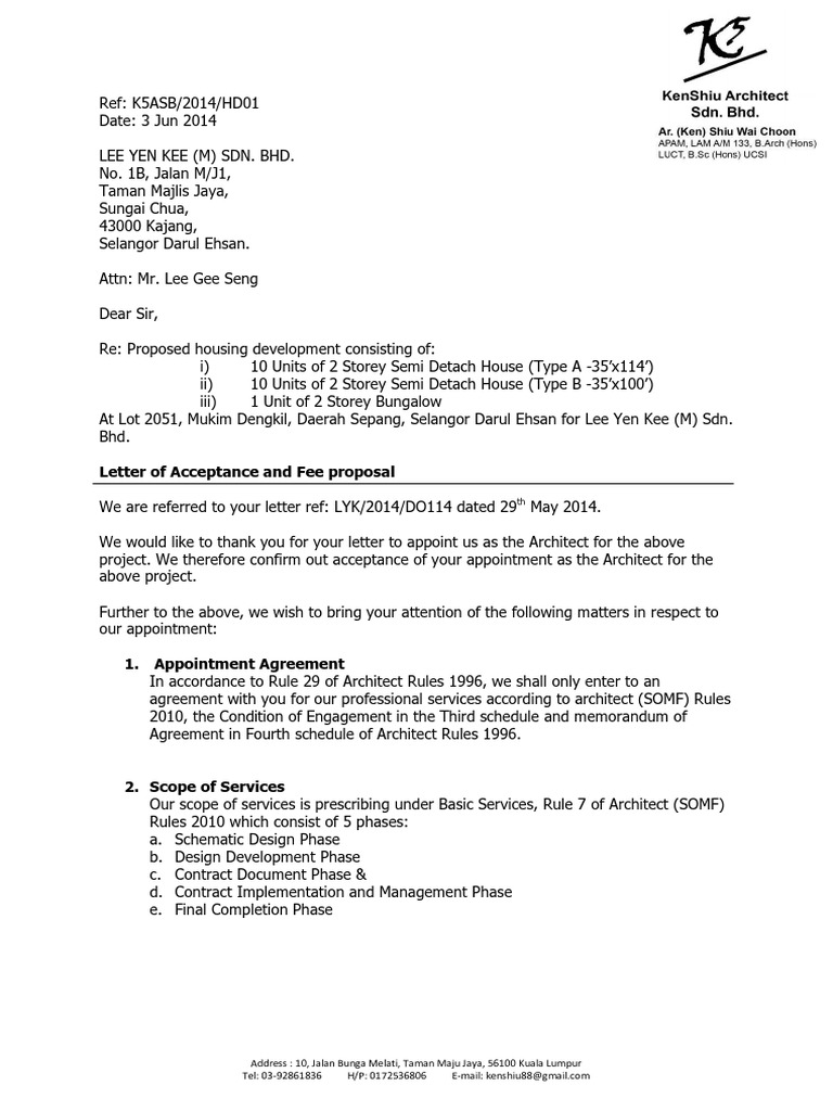 Letter of Acceptance | PDF