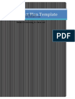 Agile Project Plan Sample Word Template
