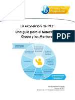 La exposición del PEP Una guía para el Maestro de grupo y los mentores