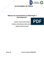 Francisco Garcia Misael - Manual de Conocimientos - Metrologia y Normalizacion