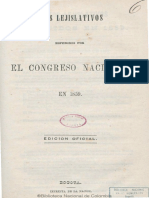 Ley Organica de Correos Nacionales, 1859
