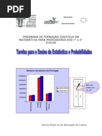 ensinar probabilidades estatística