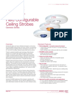 Field Configurable Ceiling Strobes: Genesis Series