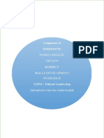 70072479 Hamza Khalid Skill Development Assignment Ethical Leadership