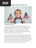 Presidential Election Process in the USA