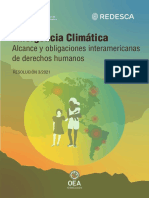 CIDH y REDESCA Publican Resolución Sobre Emergencia Climática y Derechos Humanos en Las Américas