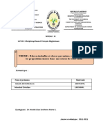 THEME: Relever, Indenfier Et Classer Par Nature, Valeur Ou Fonction Les Propositions Incises Dans Une Eouvre de Votre Choix