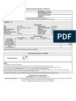 Renewal Premium Receipt - NON ULIP: Life Assured: Mr. Vinodkumar Sheth Assignee: N.A. Policy Details