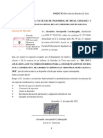 SOLICITUD #026-2021-FIMGC Revision Del Borrador Alexander Aucapuclla Ccarhuaypiña EPIS