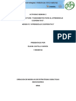 ACTIVIDAD SEMANA 2 ◄ANALICE LA LECTURA “FUNDAMENTOS PARA EL APRENDIZAJE COOPERATIVO”. ◄ENSAYO “APRENDIZAJE COOPERATIVO actividad 2 ensayo sena