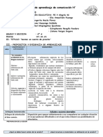 SESION 4toDE COMUNICACIÓN Se Comunica Oralmente