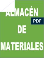 ALMACÉN DE MATERIALES