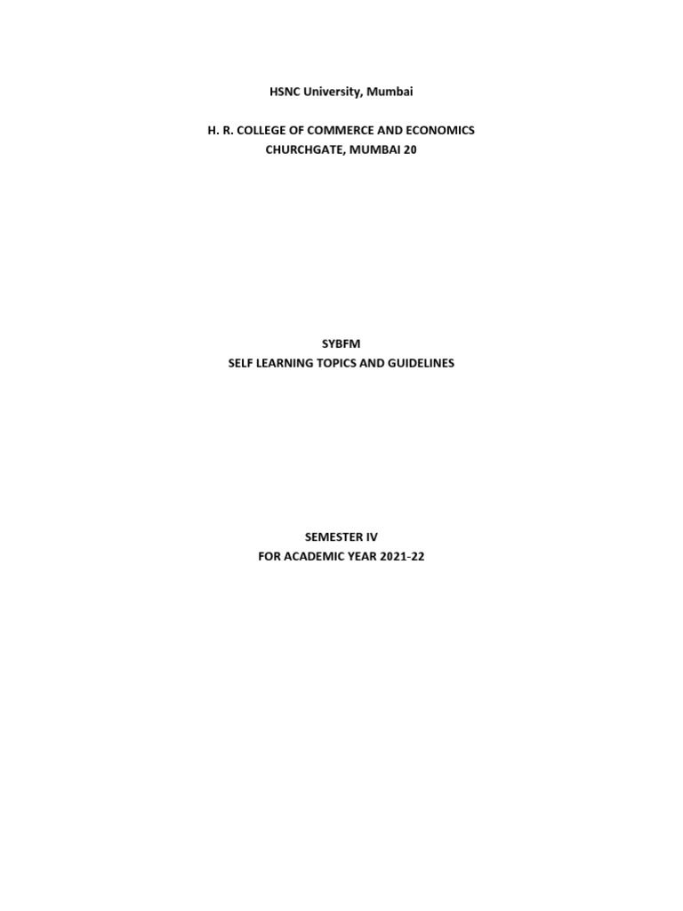 Sybfm Semiv Sle Guidelines PDF Securities (Finance) Partnership