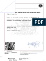 Not - Alehaoss - COPIA CERTIFICADO DE DOMINIO VIGENTE - GEMINIS XIII DEL 1 AL 20 - 123456798613