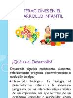 Alteraciones en El Desarrollo Infantil