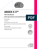 Ardex X 3™: Thin Set Mortar