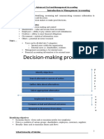 Decision-Making Process: Introduction To Management Accounting