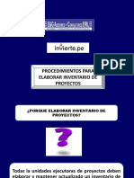 Procedimientos para Elaborar Inventario de Pips