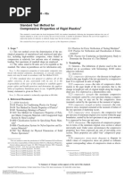 ASTM D 695 - 02 - Compressive Properties of Rigid Plastics