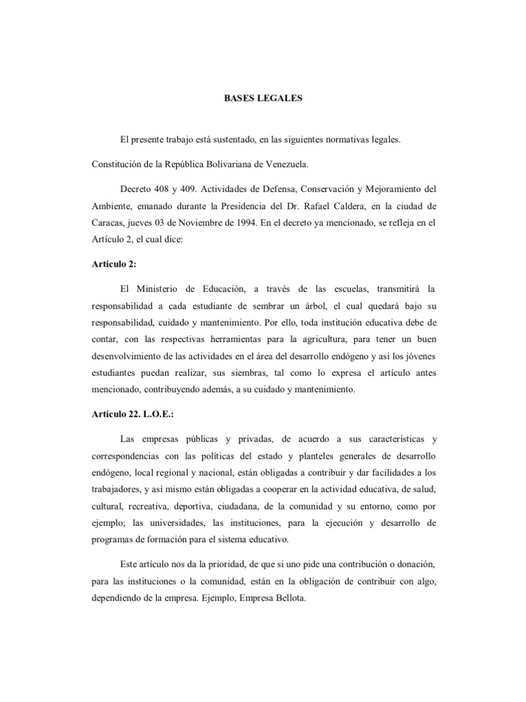 Bases Legales PDF Educación avanzada