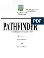 Pathfinder Intermediate May 2011