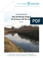 Actualización Plan de Manejo Integral de La Cuenca Del Río Luján Marzo 2021