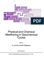 Physical and Chemical Weathering in Geochemical Cycles 1988