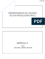 Contenido Módulo 2 - Parte 1 Fase Móvil, Bombas e Inyector