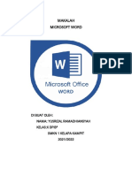 Makalah Microsoft Office Word