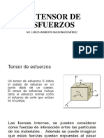 2.3 Tensor de Esfuerzos