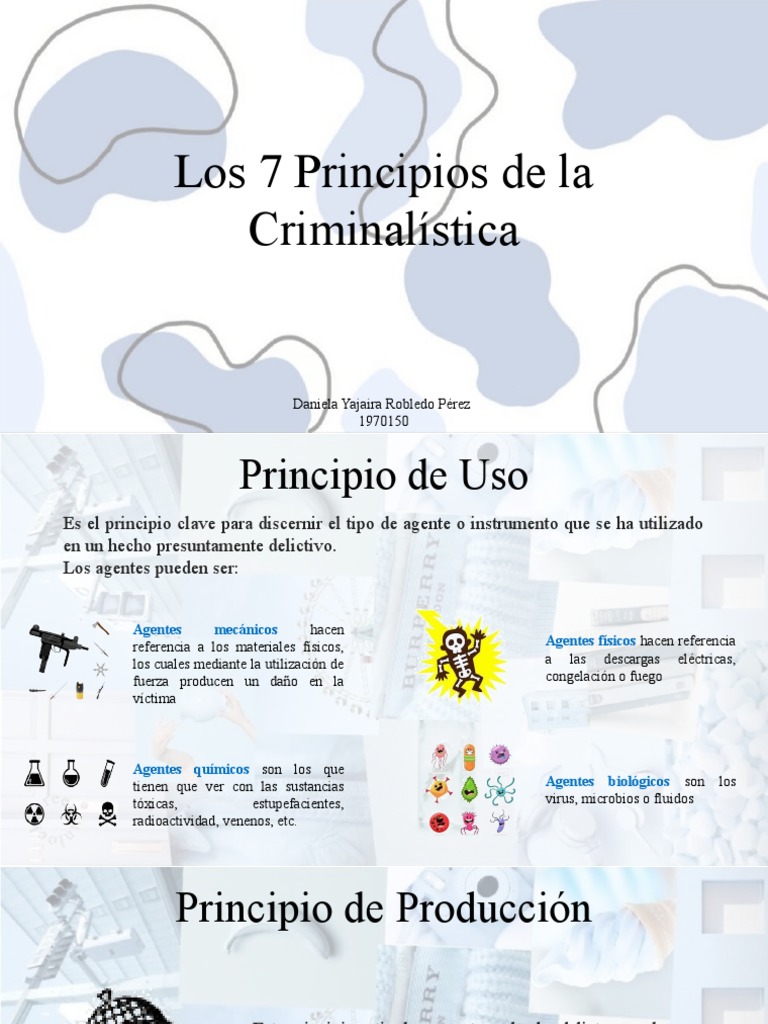 Principios de Criminalística | PDF | Ciencia forense | Science