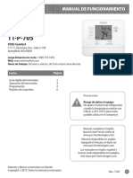 Operation - Manual - TP P 705 SP