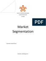 Market Segmentation: Servicio General de Aprendizaje Gestión de Mercados 2175942