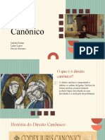 Direito Canonico Slide