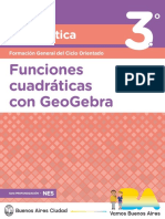 Mate3 Funciones Cuadraticas Con Geogebra Docentes PDF