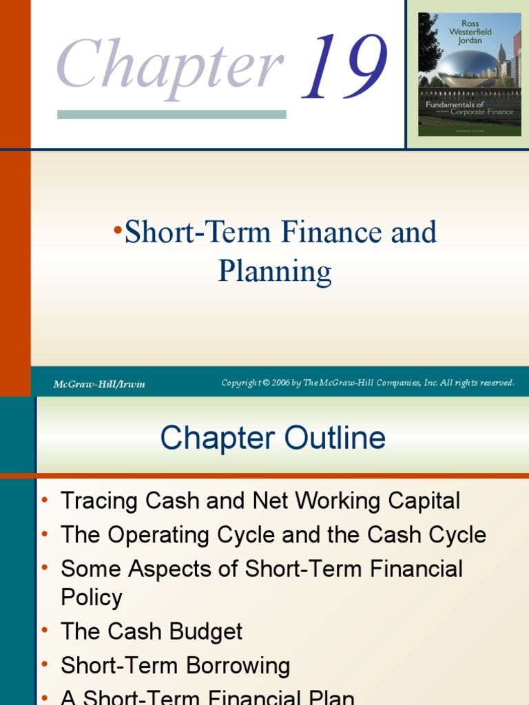 Short Term Finance Ppt