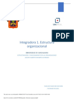 Integradora 1. Estructura Organizacional PDF