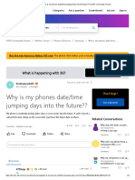 Why Is My Phones Date - Time Jumping Days Into The Future - AT&T Community Forums