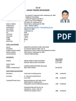 CV of Julius Toledo Aplicador