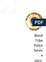 Blood Tribe Police Servic e 2022