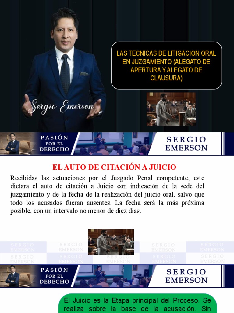 El Juicio Oral | PDF
