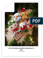 Patrones navideños amigurumi n° 2 de Mabe Berríos