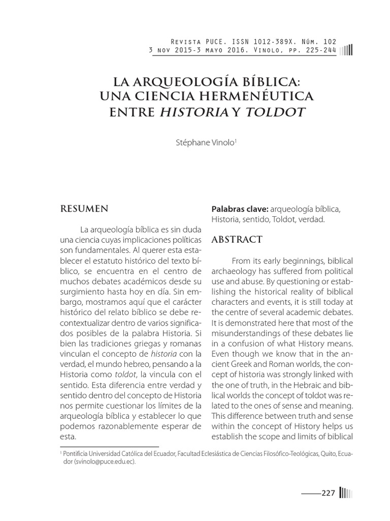 La Arqueologia Biblica Pdf Verdad Biblia