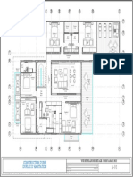 Floor plan duplex home construction