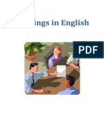 E01 Meeting in English Handout