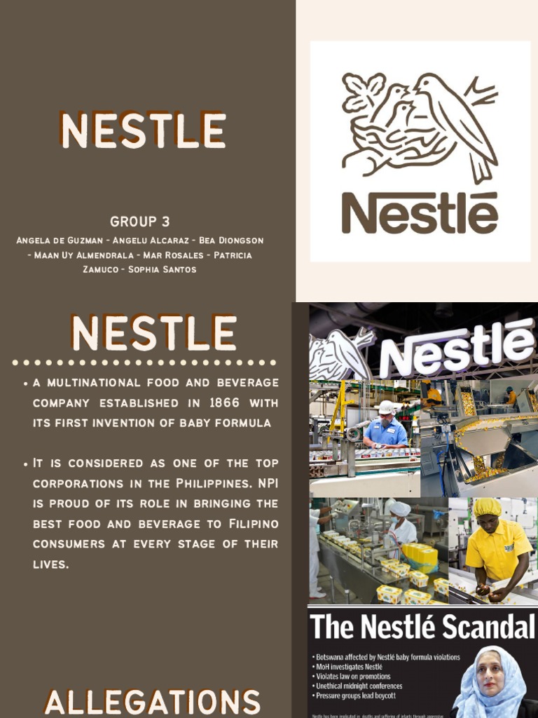 NESTLE | PDF | Nestlé | Infant Formula