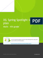 IXL Skill Alignment - IXL Spring Spotlight - 4th Grade