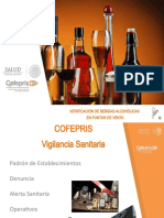 Verificación bebidas alcohólicas