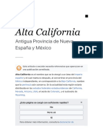Alta California - Wikipedia, La Enciclopedia Libre