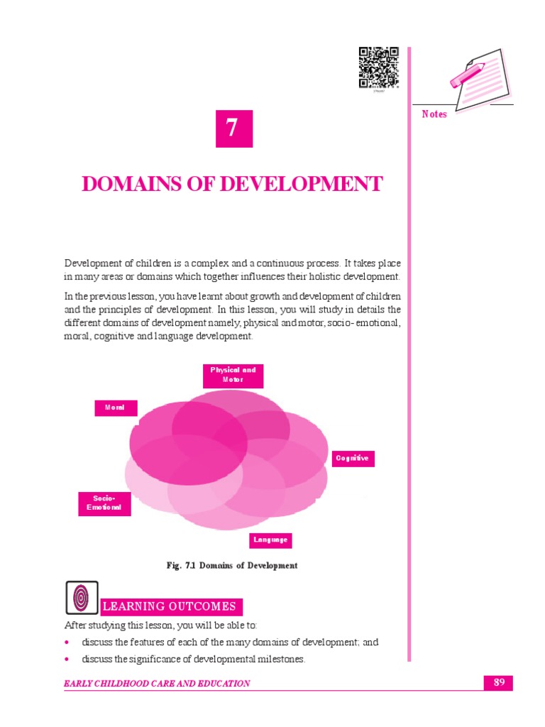 7 Domains of Child Development | PDF | Cognitive Development | Thought